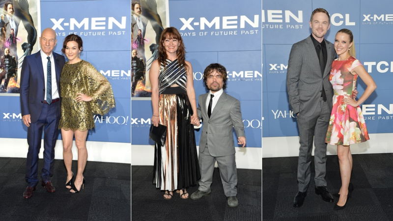Illustration for article titled Silken Dresses and Smart Suits at the X-Men Premiere